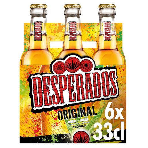 DESPERADOS Cerveja com Tequila 6x330 ml