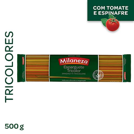 MILANEZA Esparguete Tricolor 500 g