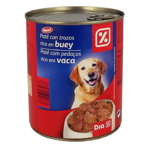 DIA Paté com Pedaços Rico em Vaca 800 g