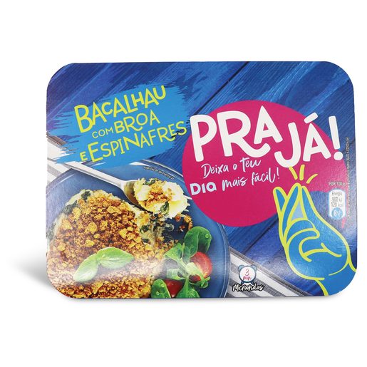 DIA PRA JÁ! Bacalhau com Broa e Espinafres 300 g DIA PRA JÁ! Bacalhau com Broa e Espinafres 300 g