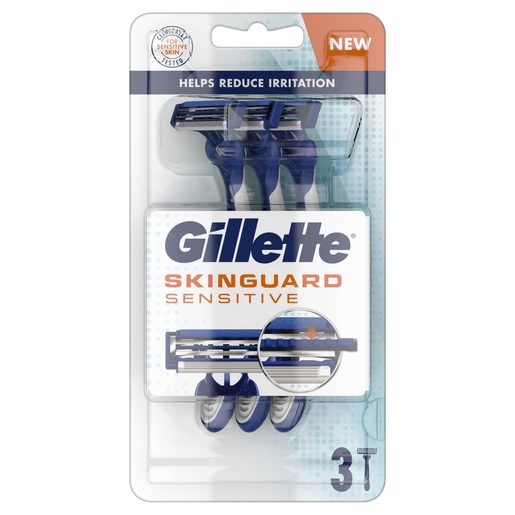 GILLETTE Lâmina Descartável Skinguard Sensitive 3 un