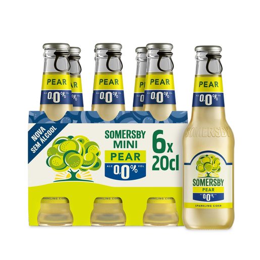 SOMERSBY Sidra sem Álcool 0,0% Pera 6x200 ml