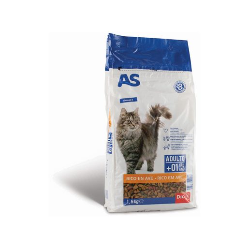 DIA AS Alimentação Seca de Carne Para Gato Menu Mix  1,5 kg